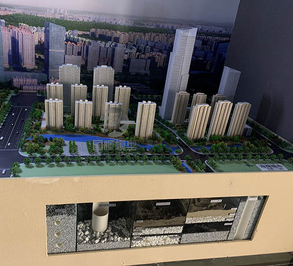 望江县建筑模型